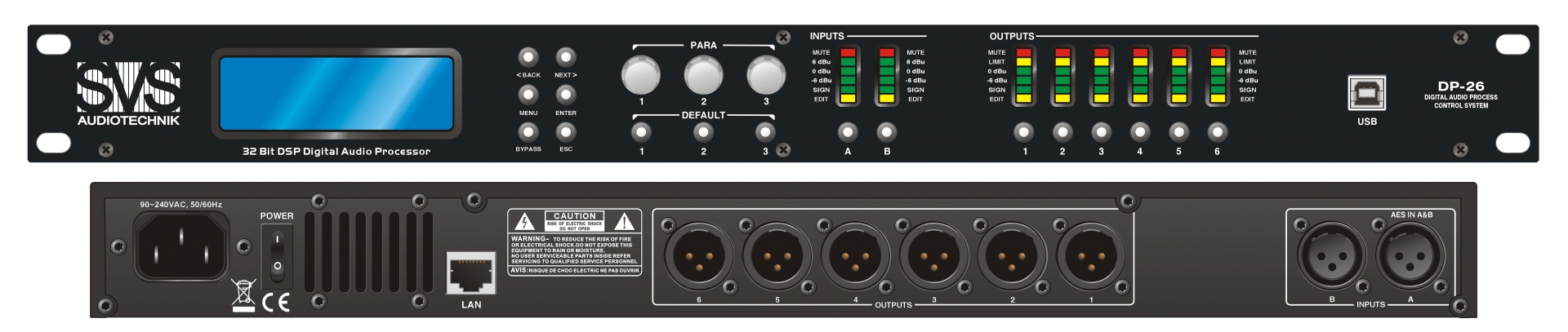 SVS Audiotechnik DP-26 Цифровой процессор: 2 входа 6 выходов в Карталах
