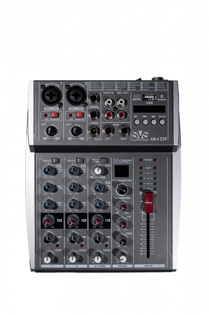 SVS Audiotechnik mixers AM-4 DSP Аналоговый микшерный пульт, 4-канала в Карталах