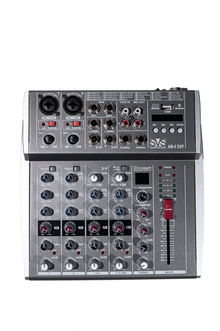 SVS Audiotechnik mixers AM-6 DSP Микшерный пульт аналоговый, 6-канальный SVS Audiotechnik mixers в Карталах